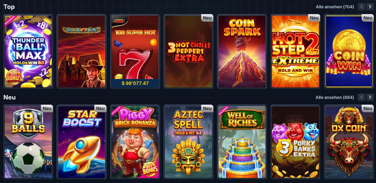 top online casino Spiele